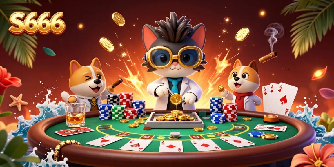 Engage in exciting gameplay at S666 with unique poker features and vibrant visuals.