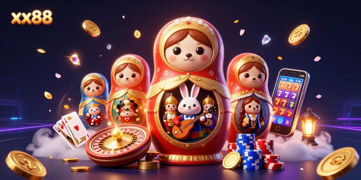 Experience thrilling gameplay at xx88 with unique characters in vibrant casino settings.