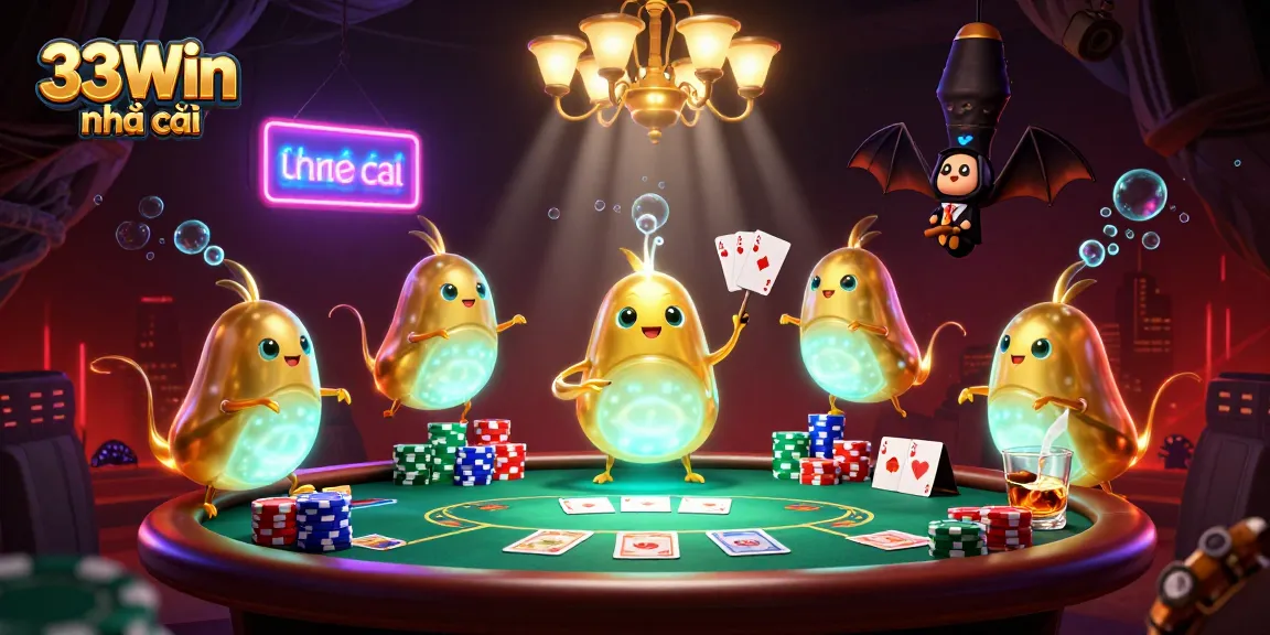 Experience the thrill at 33Win nhà cái with lively gaming elements and vibrant casino atmosphere.