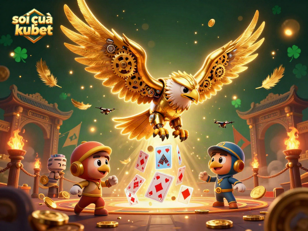 Experience the thrill of soi cầu kubet with a vibrant 3D illustration showcasing dynamic gaming elements.
