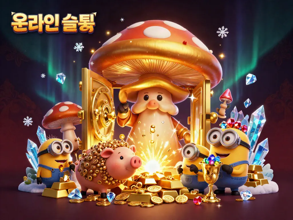 Experience the thrill of 온라인슬롯 with vibrant golden visuals, magical characters, and dynamic treasure elements.