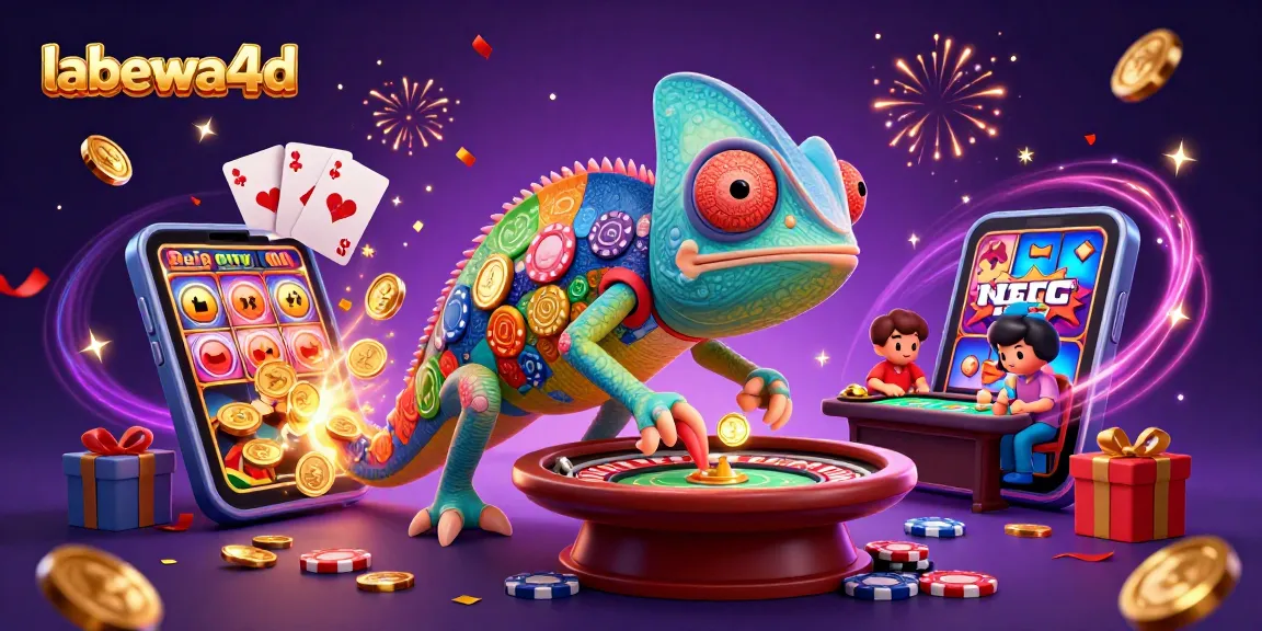 Menangkan hadiah di labewa4d dengan ilustrasi kasino spektakuler yang menggambarkan suasana menggembirakan.