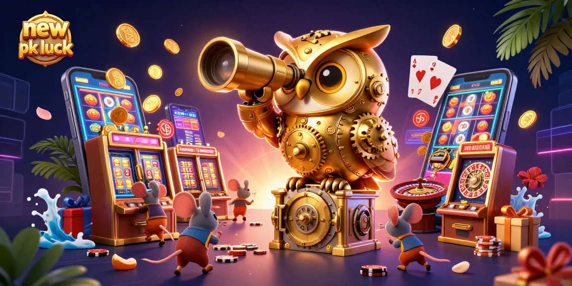 Experience winning thrills at new pk luck with a vibrant casino scene featuring dynamic gaming elements.