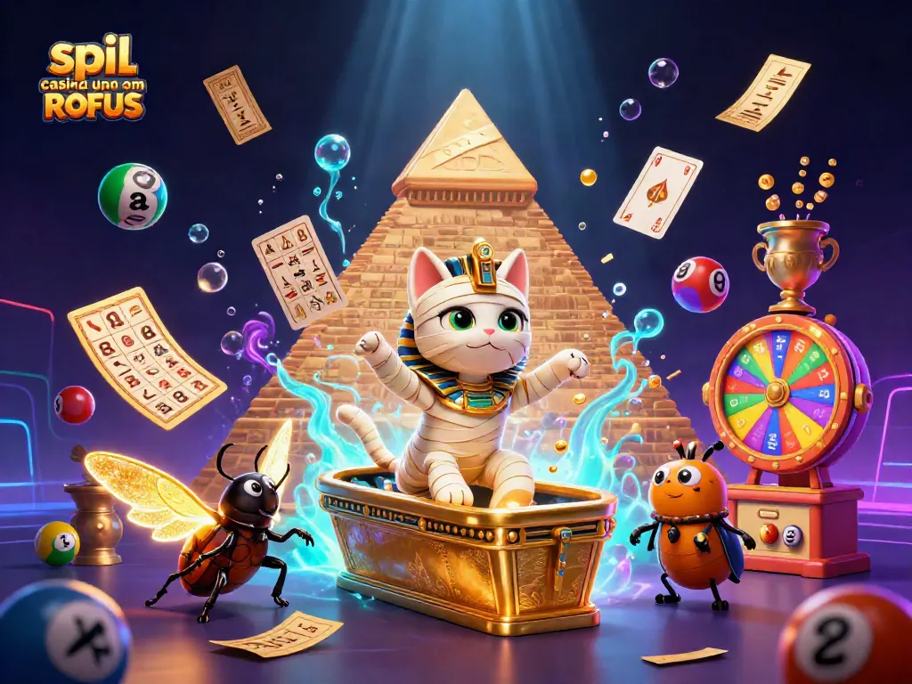 Engage with spil casino uden om ROFUS in an exciting 3D scene filled with rich colors and dynamic gaming elements.