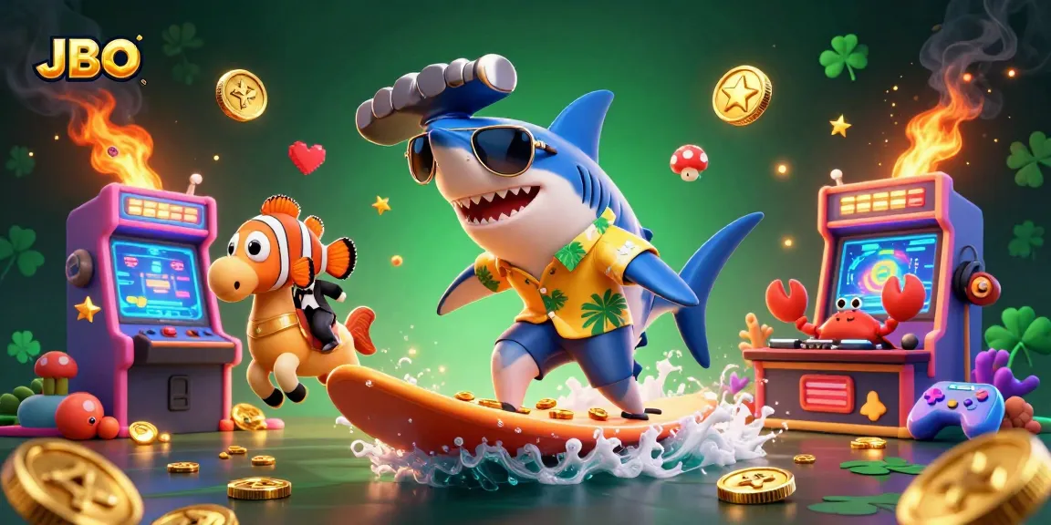 Experience exciting gameplay at JBO, showcasing vibrant underwater elements and casino excitement.