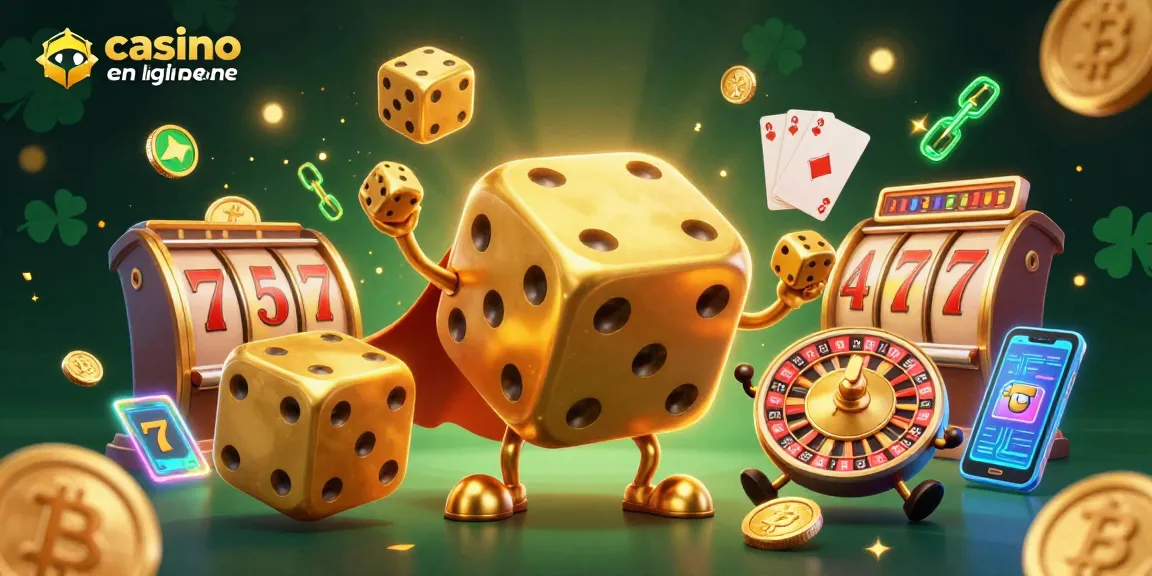 Vivez l'excitation du casino en ligne le plus payant avec des dés dorés et des jackpots scintillants.