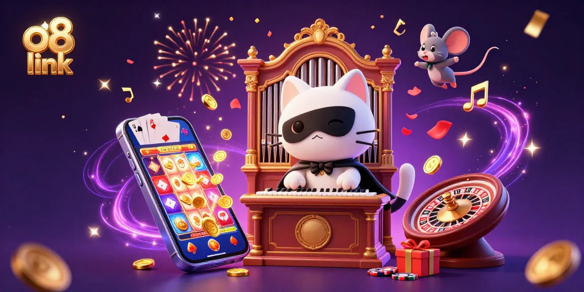 Experience the excitement with o8 link at a vibrant casino featuring colorful slots and engaging characters.