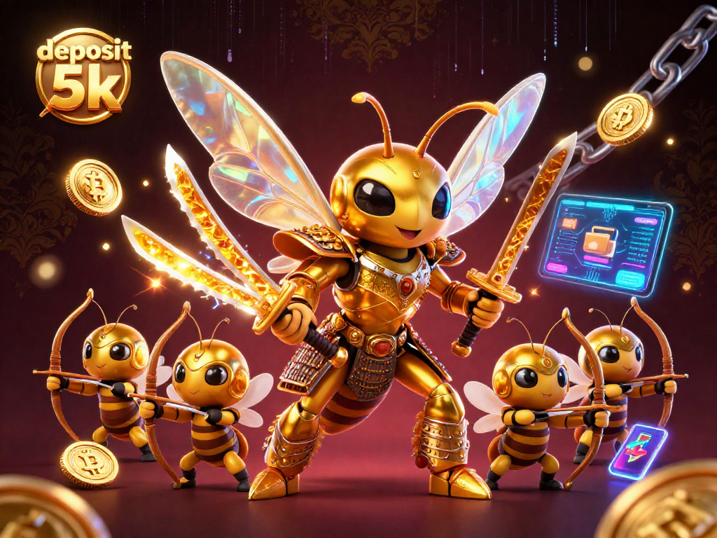 Experience deposit 5k rewards with a thrilling hive of samurai hornets battling for virtual gold coins.