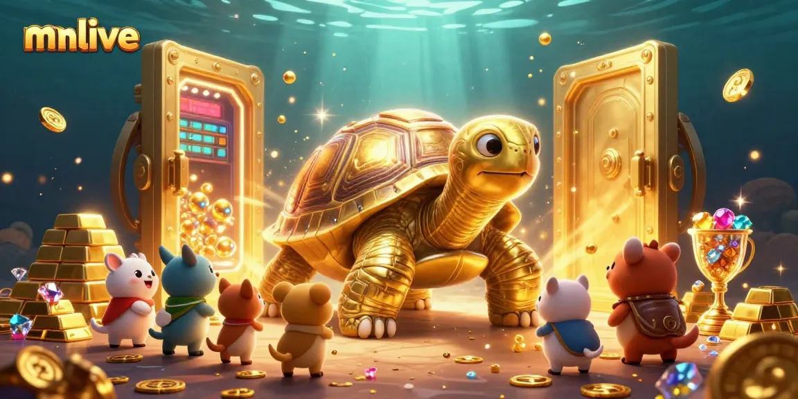 Experience thrilling mmlive action in a vibrant casino scene filled with gold and excitement.