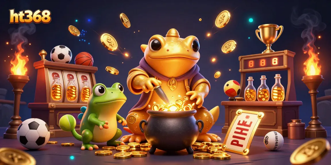 Experience the thrilling gameplay at ht368 with dynamic sports elements and stunning gold cauldron scene.