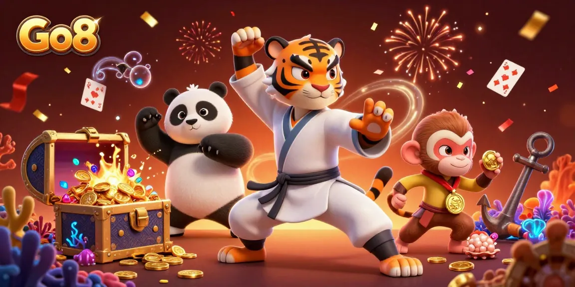 Go8 invites players to win big with exciting games and stunning visuals full of treasures.