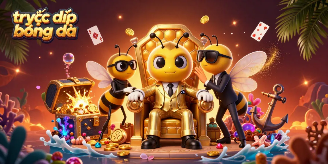 Experience trực tiếp bóng đá with an enticing digital illustration of vibrant casino-themed elements.