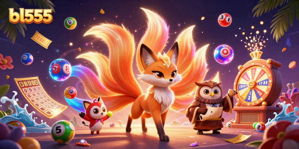 Engage with bl555's thrilling casino experience showcasing vibrant characters and dynamic game elements.