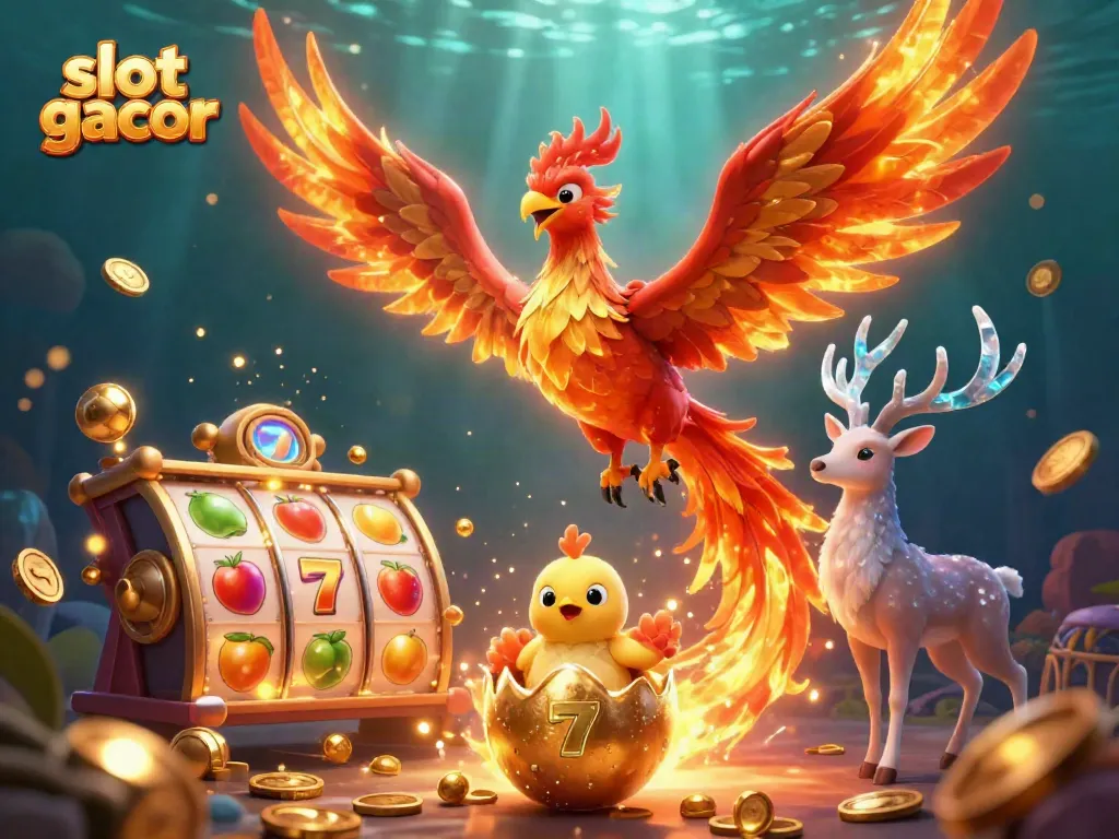 Experience thrilling wins at slot gacor with the magical phoenix and jackpot symbols.