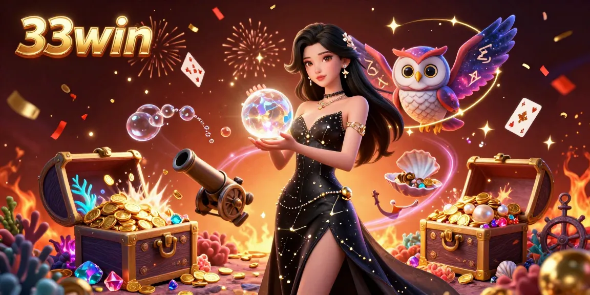 Experience the thrill of winning with 33win at this vibrant online casino scene.