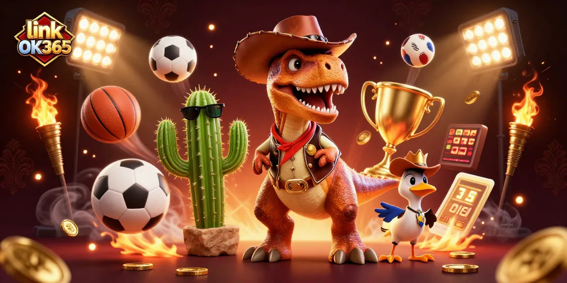 Engage with thrilling moments of gaming with link OK365 in a vibrant 3D casino adventure.