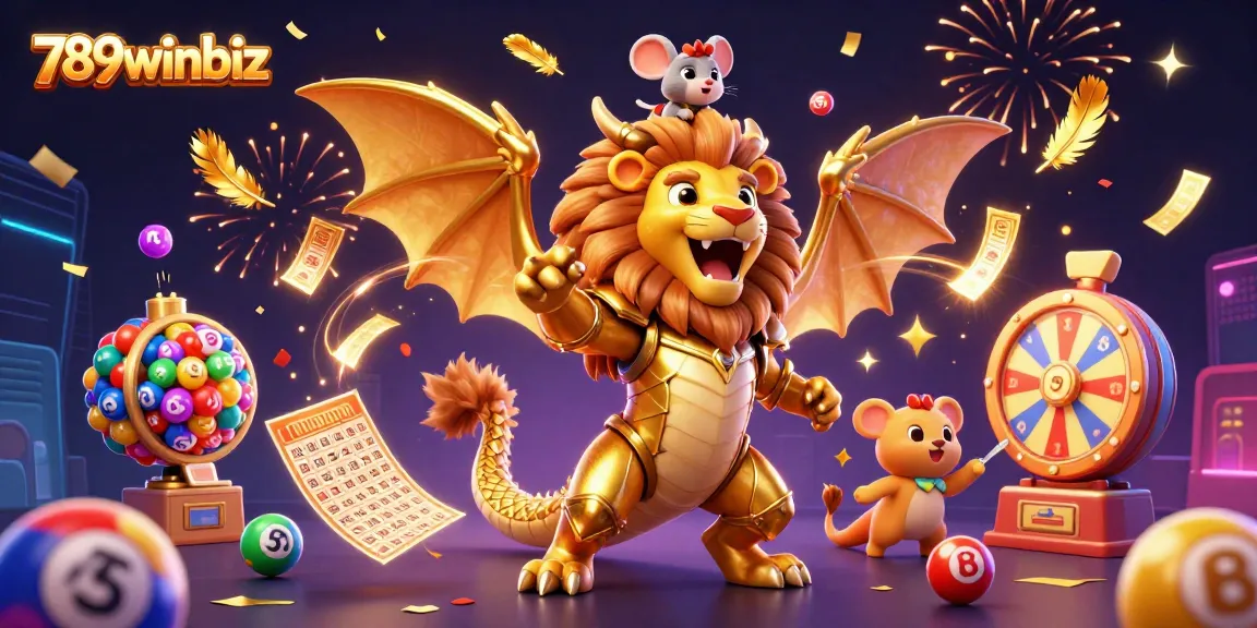 Experience thrilling jackpots with 789winbiz in this vibrant, colorful casino scene.