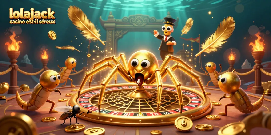Play at Lolajack Casino est-il sérieux, where golden spiders and centipedes create thrilling betting experiences.