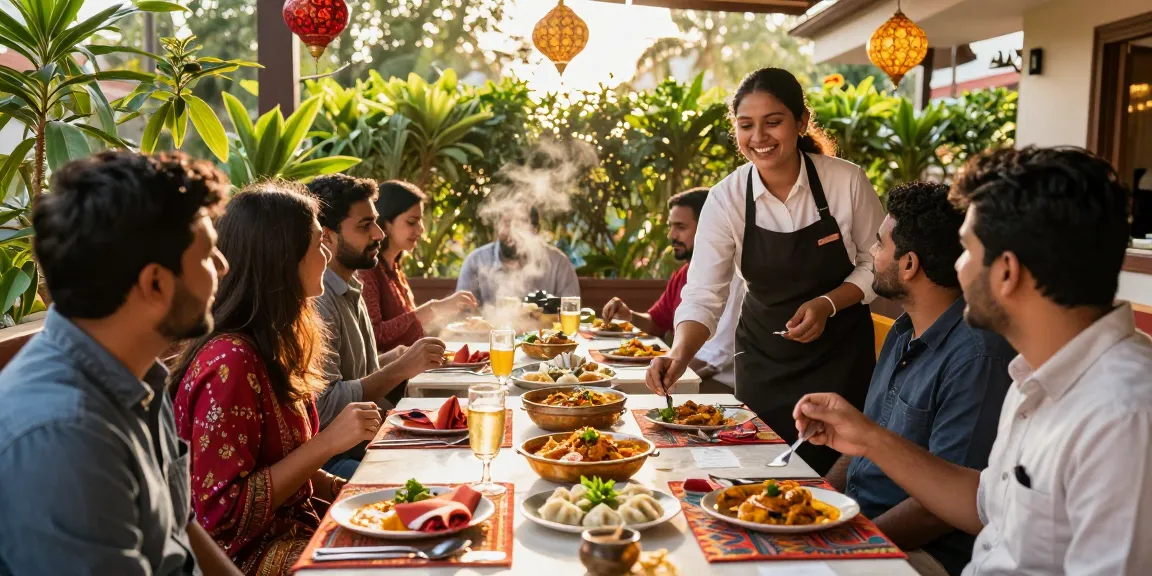 Authentic dining experience at ROKOK88, featuring Indian curry and Nepali momo at https://namastecurryandmomo.com with vibrant outdoor ambiance.