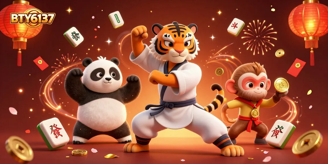 Engage with BTY6137 while experiencing a vibrant 3D scene of luck and skill in gaming.